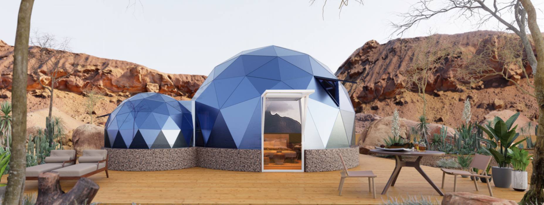 惠来县球形智能光伏玻璃星空房